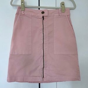 Anthropologie Pink Pencil Skirt, S Petite